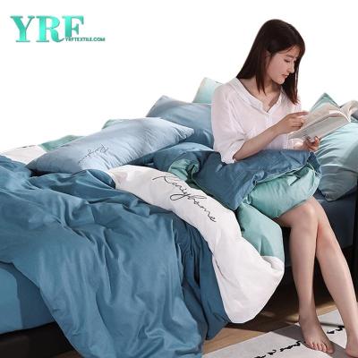 China Nondisposable Single Double Bed Cotton Style Blanket Quilt Solid Color For Motel for sale