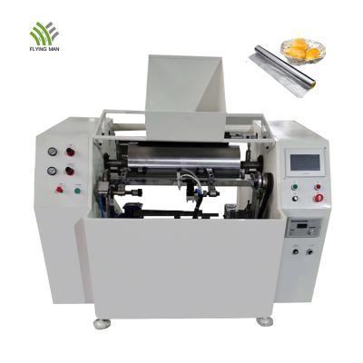 China Automatic Food Aluminum Foil Roll Rewinder Stretch Film Slitting Rewinding Machine for sale