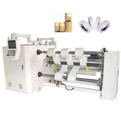 China Hotels Rewinding Machine Jumbo Roll Slitter Automatic Paper Rewinder Self Adhesive Slitting Machine for sale