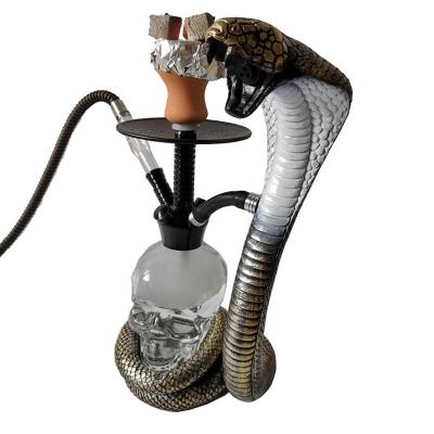 China Other Hookah Full Set Arabian Bar With Hose LED Light Kettle Snake Skeleton Hookah Light Hookah Can Be Single for sale