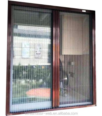 China Modern Fine Dust Insect Screen Polypropylene Mesh Printed Pleated Window Screen for sale