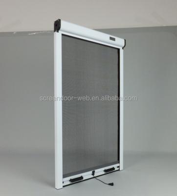 China Modern Simple Aluminum Flyer Roll Down Window Screen for sale