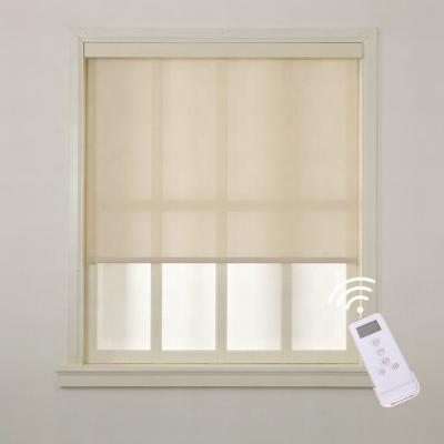 China Modern Automated Cordless Battery Operated Roller Shades Motorized Electric Window Blinds for sale