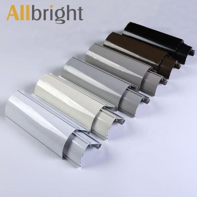 China Modern Aluminum Arc Shell Roller Blind Roller Accessories for sale