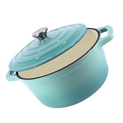 China Low Cost Viable Cast Iron Cookware Durable High Quality Mini Cast Iron Pots Non Stick Enamel for sale