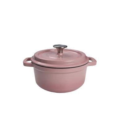 China Sustainable Mini Cast Iron Dutch Oven Enamel Pot Casserole Iron Casserole Pot for sale