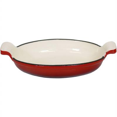 China High Quality Oval Cooker Pan Cast Iron Roaster Hot Selling Fish Pan Cheap Transient Price for sale