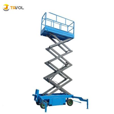 China Widely 16M 18M Battery 300kg Power Electric Lift Platform Scissor Lift for sale