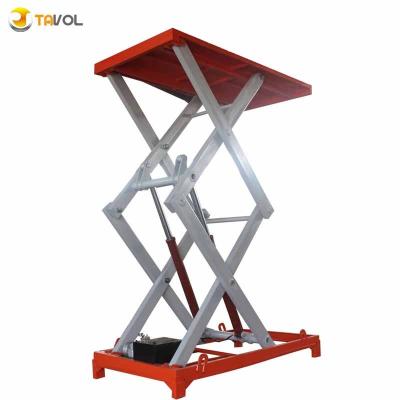 China Safety Easy Operation Convenience Hydraulic Underground Stationary Scissor Lift Table Car Scissor Lift For 4S Shops/Car Showrooms for sale