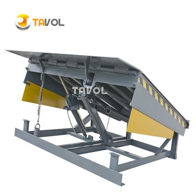 China Widely Hydraulic Stationary Warehouse Dock Leveler 6ton 8ton 10ton 12ton Container Loading Ramp Price for sale