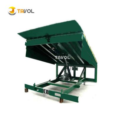 China Hot Sale 6000kg-12000kg Container Loading Ramp Electric Hydraulic Stationary Dock Leveler Easy Operation Safety Convenience for sale