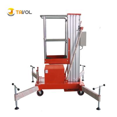 China Widely One/Two/Three Mast Aluminum Alloy Electric Man Lift /Telescopic Lift Platform for sale