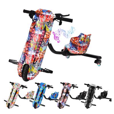 China Speaker +led lights China factory new 3 wheel 360 model electric drift scooter for kids for sale