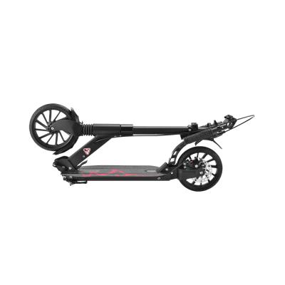 China Safety 200mm PU 2 Wheel Kick Scooters For Adult With Disc Brake for sale