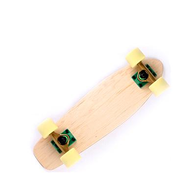 China New Design Youth White Deck Skateboard Mini Skate Wooden Board for sale