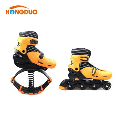 China Genuine Leather Bounce Running Shoes Jumping Stilts Skate Shoes for sale