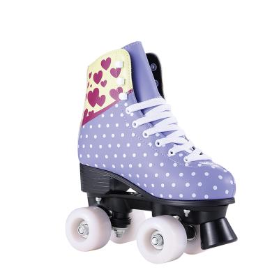 China Chinese supplier pu skates 4 ruedas quad roller skates wheels shoes for boys for sale