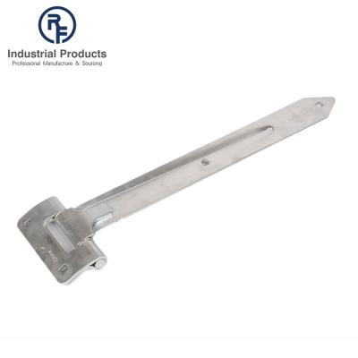 China Heavy Duty Swing Door Refrigerated Truck Box Door Hinge Steel T Strap Hinge for sale