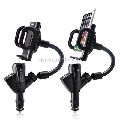 China OEM Adjustable High Quality Car Phone Holder Rotating Charger For Phone Power Bank for sale