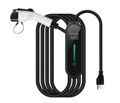 China Level 1 3.5kW Portable EV Charger 8A, 10A, 13A, 16A Adjustable Smart Home EV Charging Station en venta