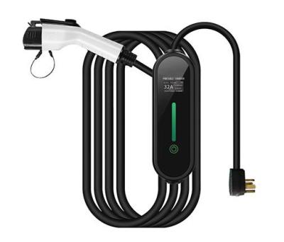 China Level II Portable EV Charger 8A, 10A, 13A, 16A, 32A Adjustable Current 7kW Smart Home EV Charging Station en venta