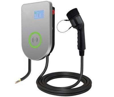 China EU Standard RFID Contorl 32A Fast Charging Station Home 22KW EV Charger​ with LED Display en venta