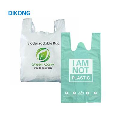 China Logistics Packaging Biodegradable Plastic Customized Packaging For Apparel Custom Logo Printing PLA T-shirt Bag for sale