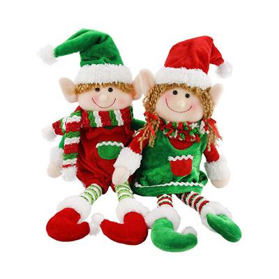 China 2022 Game Factory Design with Logo Fast Produce Plush Christmas Elf Toy Stuffed Boy and Girl's Festival Toy Gift for sale