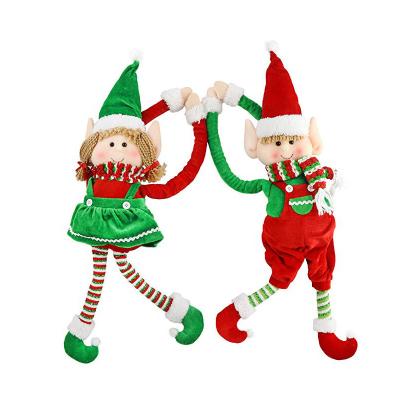 China Play Christmas 2022 Wholesale Decorating Gifts Cute Soft Toy Elf Doll Christmas Decorations Elf Boy and Girl Doll for sale