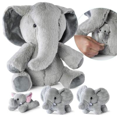 China Wholesale Elephant Stuffed Toy Elephant Baby Dolls And Play Plush Small For Kids for sale