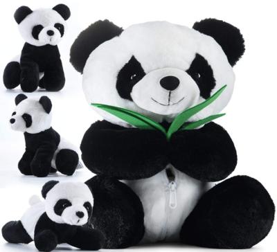 China 2022 Hot Selling Game Custom Plush Panda with Bamboo Toy Stuffed Little Panda Doll for Kid Gifts for sale