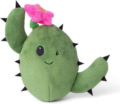 China 2022 Viable Factory Design Double Layer Squeaker Pet Stuffed Toys Plush Cactus Plush Toy For Dog Toys for sale