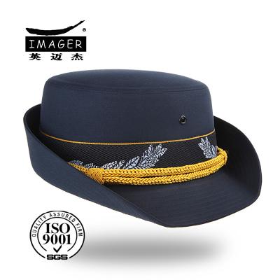 China Women Cadet COMMON Female Military Blue Service Hat for sale