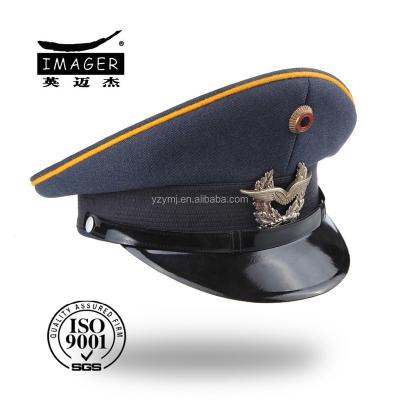 China Character air defense force officer military hat for sale