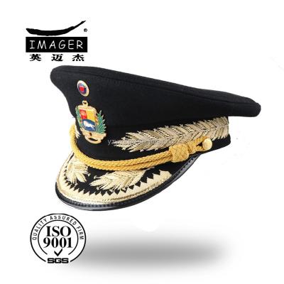 China Character Factory Price Professional Military Uniform Hat for sale