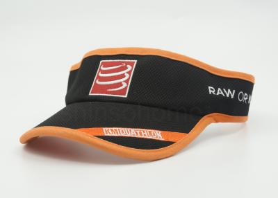 China Outdoor 100% Polyester Sun Visor Cap Printed Embroidery For Tennis Sports for sale