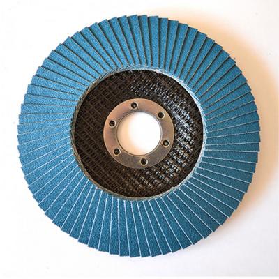 China T29 4.5 Inch 115*22.2mm Zirconia Grinding Abrasive Disc For Stainless Steel, Low Rate Flexible Flap Disc Flap Disc With Mpa EN 12413 for sale