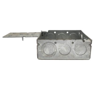 China New Hot Selling Factory Cable Metal Process Junction Box Silver 4