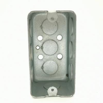 China Electrical Industry UL Listed Practical Steel Conduit 4*2 2-1/8” Deep Metal Electrical Junction Box for sale