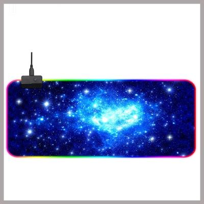 China Wholesale Custom Printing Mouse Pad BUBM Big LED Gaming RGB Led Light Mouse Pad for sale