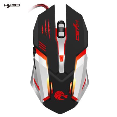 China 2021 BUBM Gaming Gaming Mouse Waterproof 7-Color RGB Breathing Led Lightweight PC Laptop Universal Usb Wired Mouse for sale