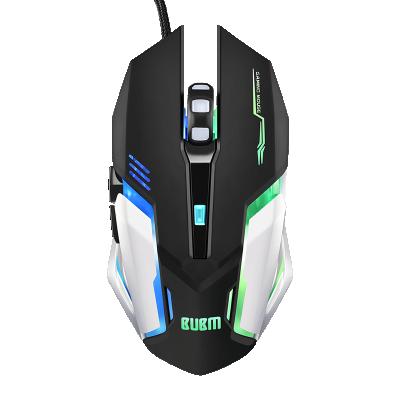 China High sensitivity; Guangdong Cable Braided BUBM 6 Buttons 1600 DPI LED Optical Computer Gaming Mouse for sale