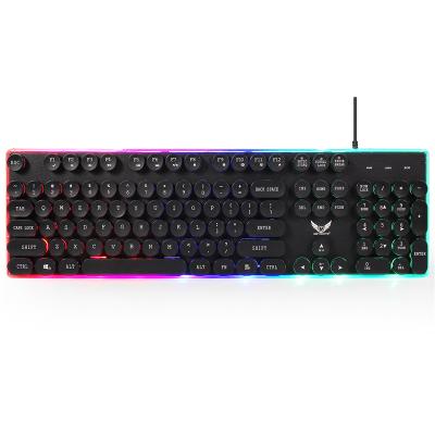 China Multimedia Work ABS Multimedia and Metal Panel USB RGB PC Computer Gaming Gaming Mechanical Keyboard for Computer for sale