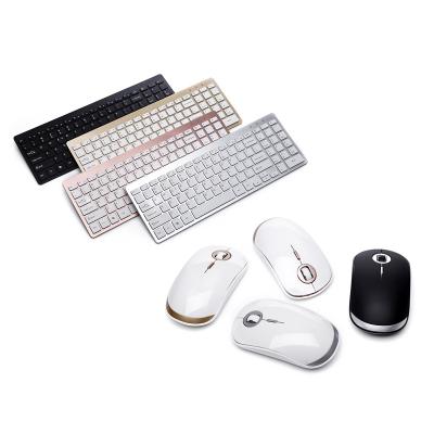 China BUBM USB Keyboard Combos Slim Ultra Thin Wireless Mouse For Smart TV Android Windows for sale