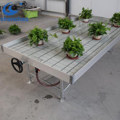 China Easily Assembled 5.5*15feet Ebb And Flood Hydroponic Systems Rolling Table for sale