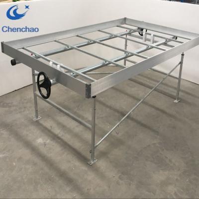 China Agriculture Planting Greenhouse Potting Bench Growing Tables For Plants Commercial Ebb Flow Hydroponic Table for sale