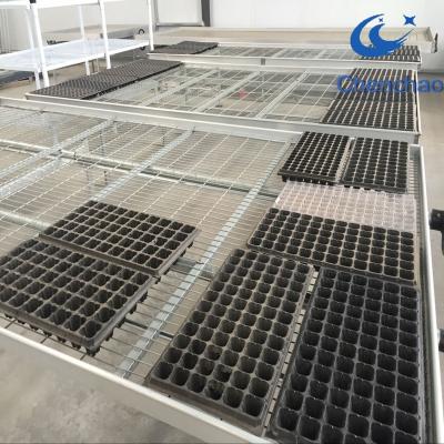 China Steel Welded Rack Dome Home Tunnel Greenhouse Exhaust Fan Wire Mesh Bench for sale