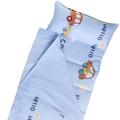 China Wholesale Nap Mat Digital Printing Sleeping Mats PORTABLE Toddler Kids All-in-one Preschool Mat with Pillow for sale