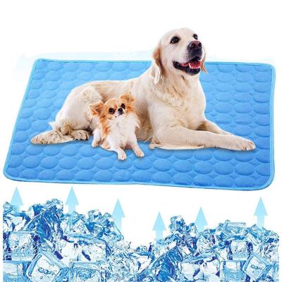 China Summer Gel Cooling Cooling Mat Cats Waterproof Pet Bed Cooling Mat For Dogs for sale