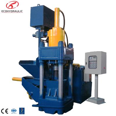 China Automatic Vertical Metal Chip Briquetting Metal Chip Briquetting Press For Aluminum Shaving Chips for sale